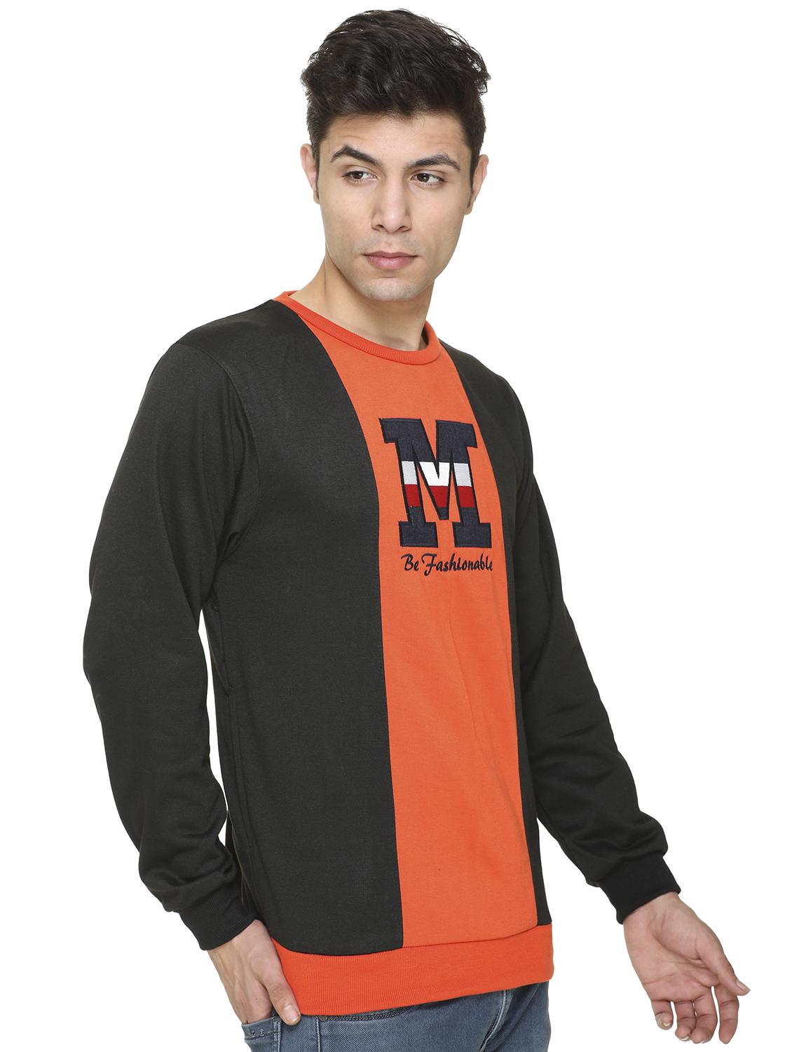 black printed cut & sew sweatshirt - 17428756 - Zoom Image - 2