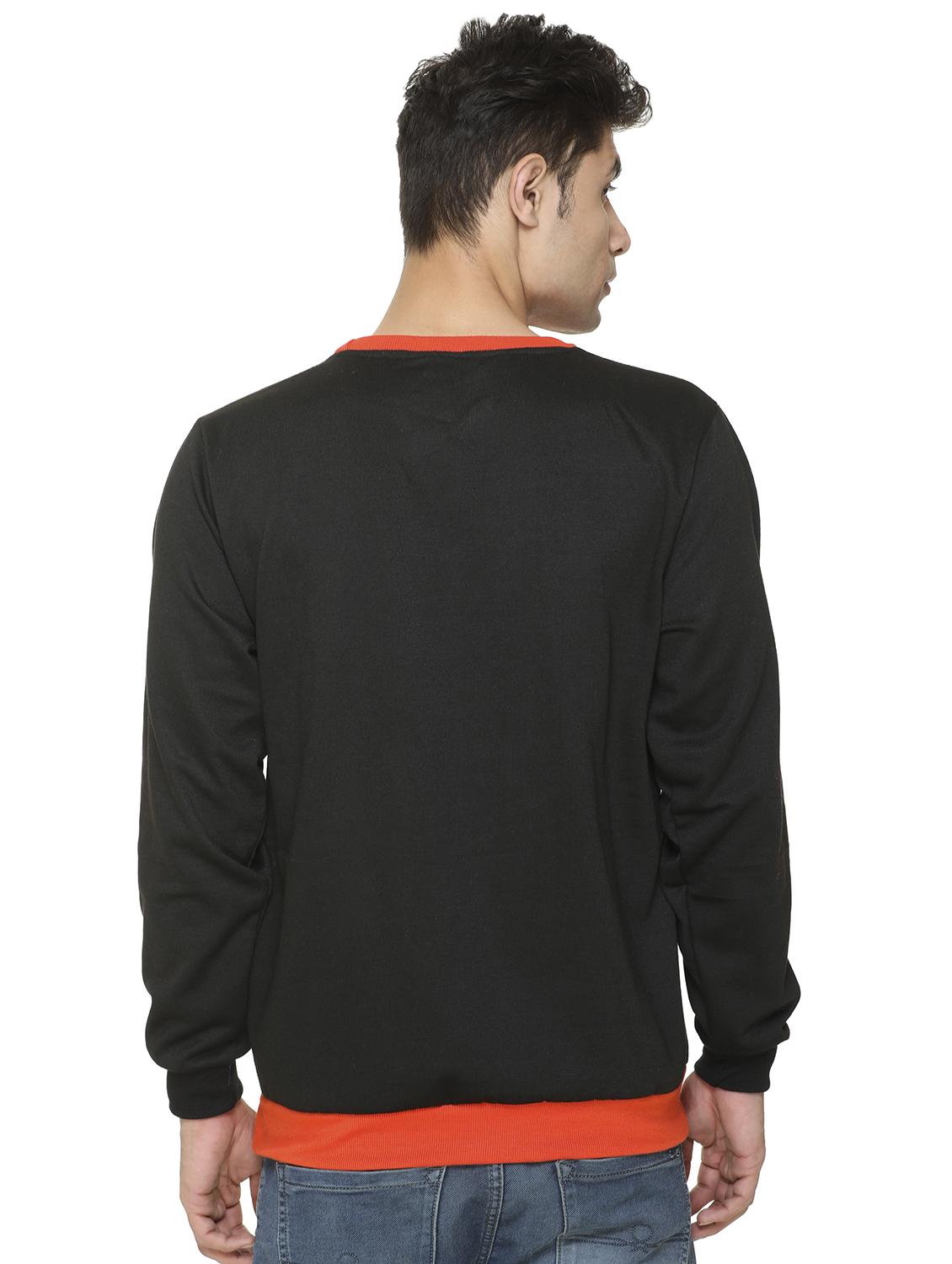 black printed cut & sew sweatshirt - 17428756 - Zoom Image - 3