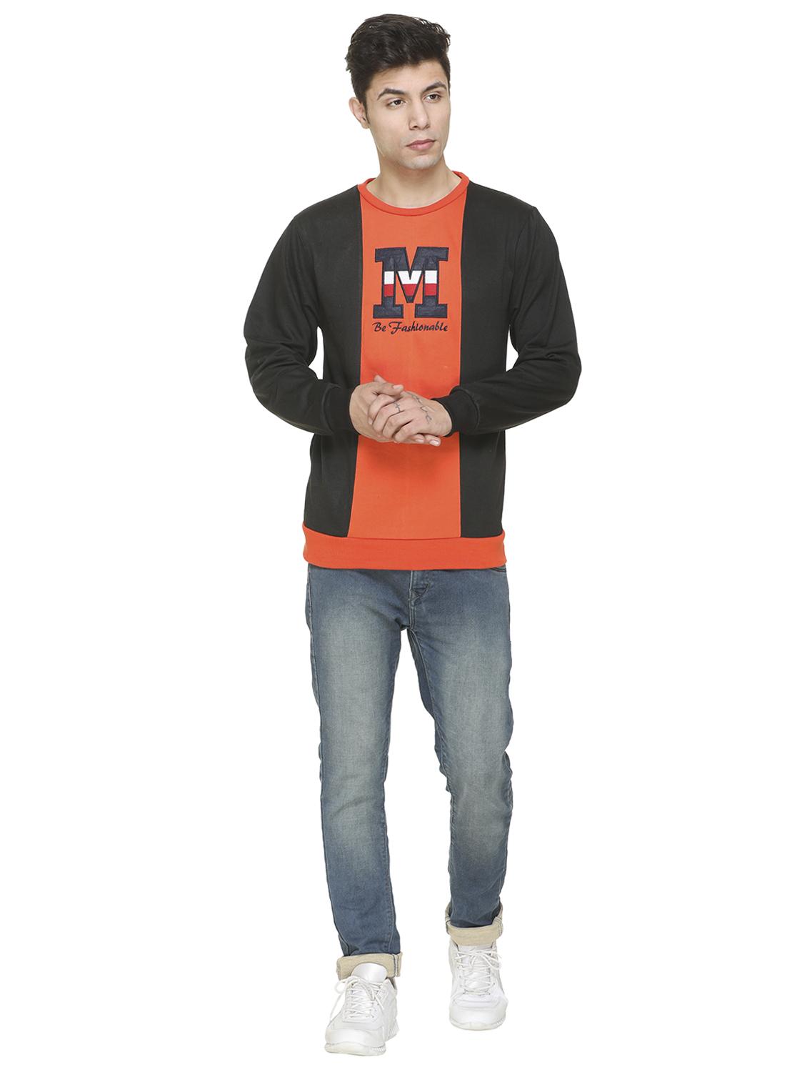 black printed cut & sew sweatshirt - 17428756 - Zoom Image - 4