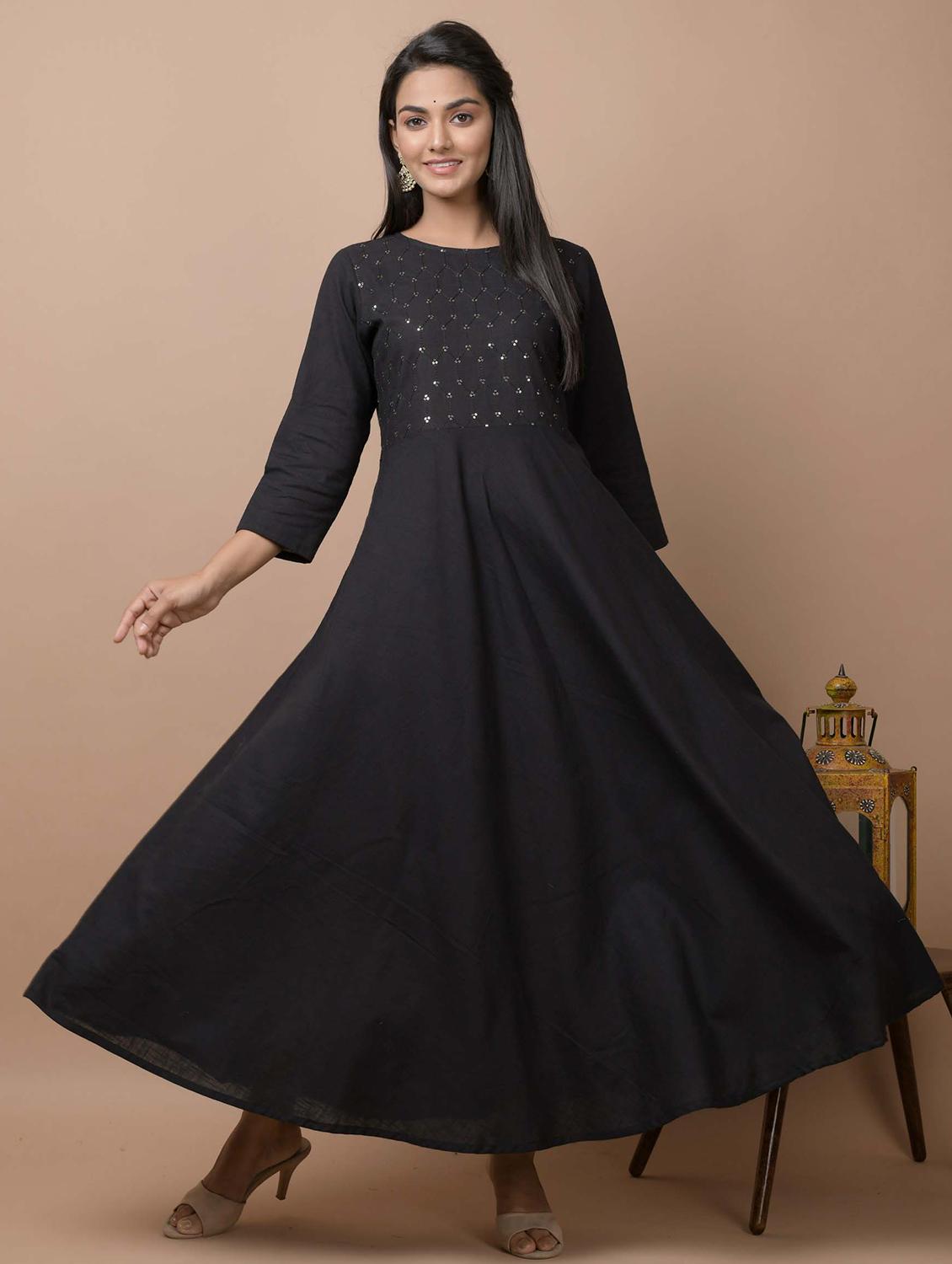embellished anarkali kurta - 17428816 - Zoom Image - 2