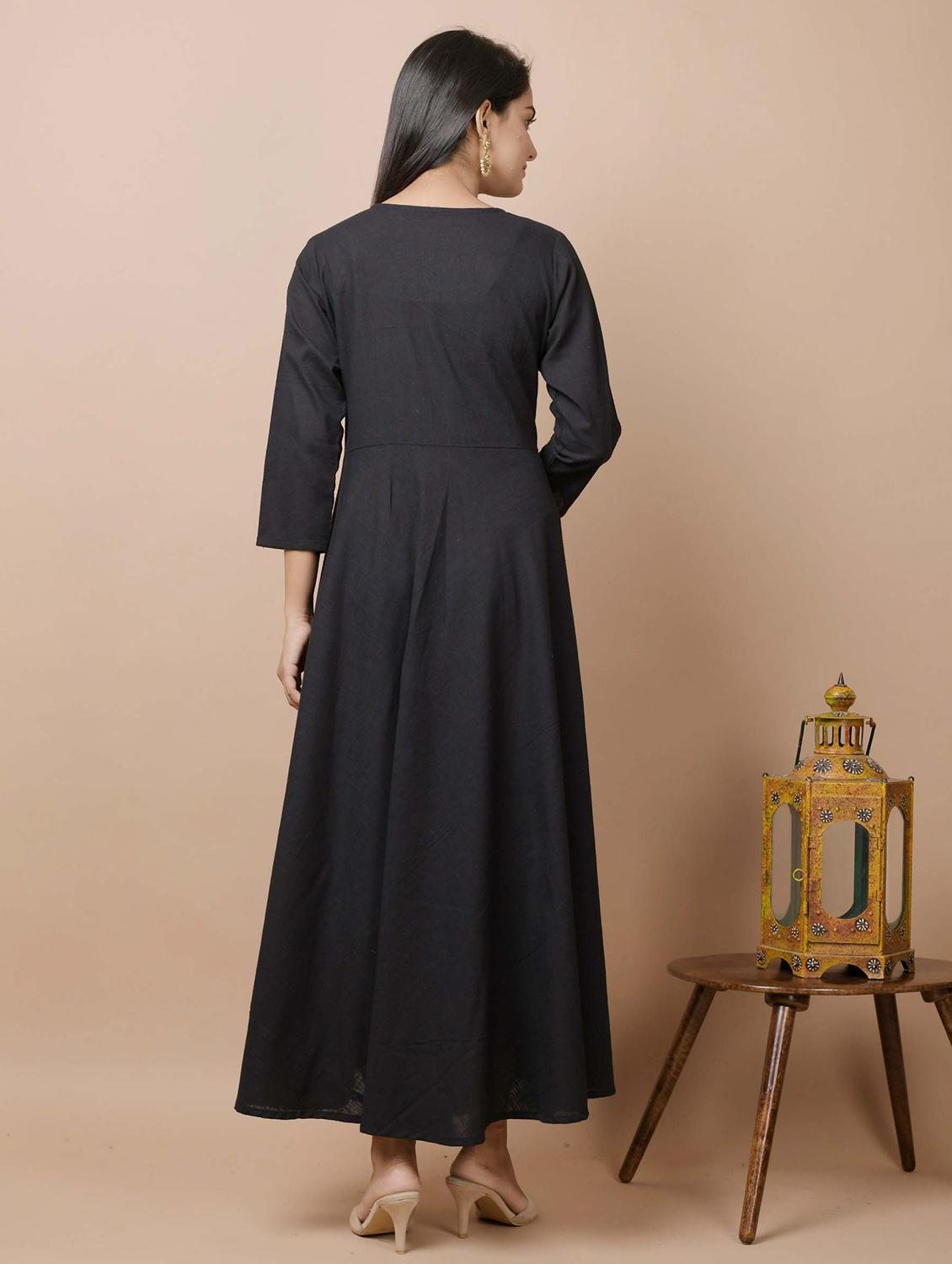 embellished anarkali kurta - 17428816 - Zoom Image - 4