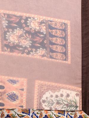 floral printed saree with blouse - 17428989 - Standard Image - 4
