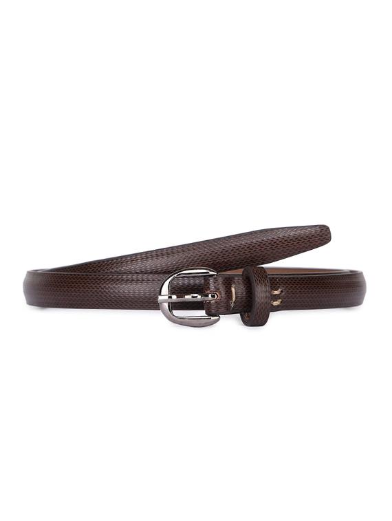brown leatherette (pu belt - 17429028 - Zoom Image - 1