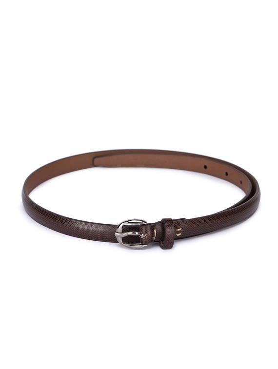 brown leatherette (pu belt - 17429028 - Zoom Image - 2
