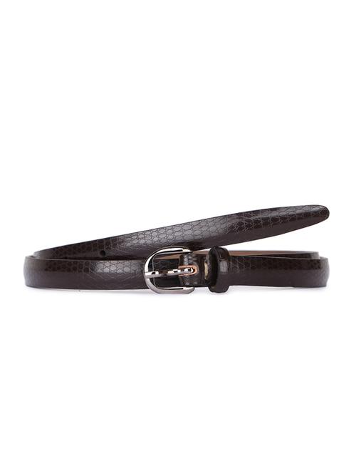 brown leatherette (pu belt - 17429032 - Standard Image - 1