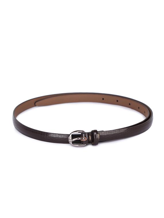 brown leatherette (pu belt - 17429032 - Zoom Image - 2