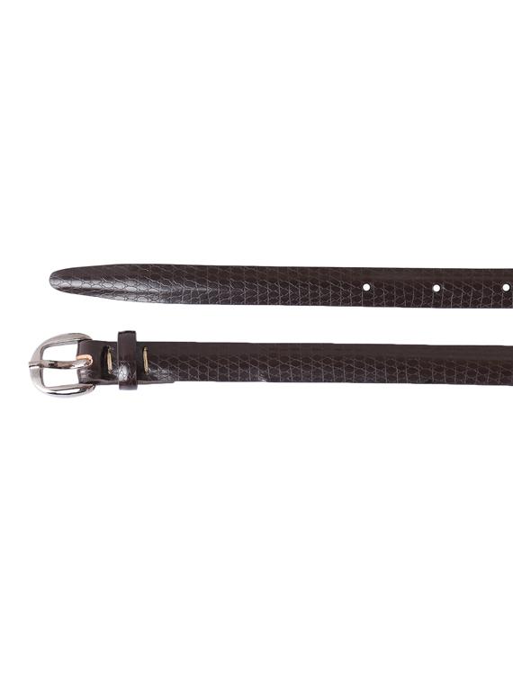 brown leatherette (pu belt - 17429032 - Zoom Image - 4