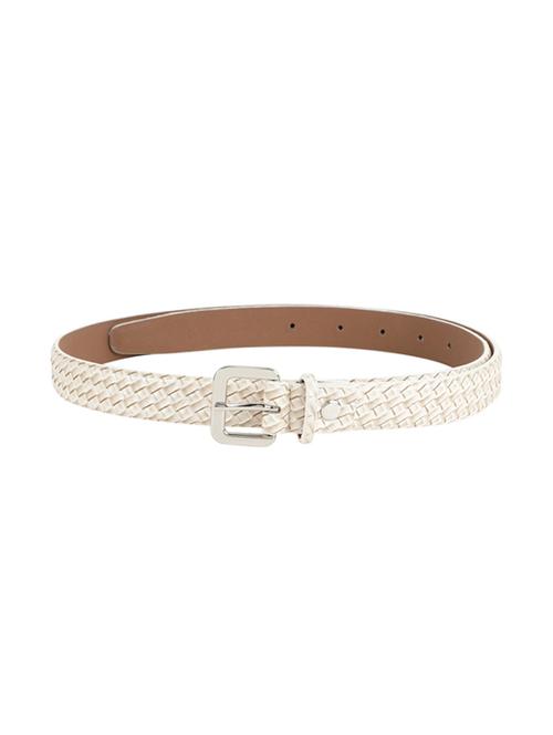 beige leatherette (pu belt - 17429044 - Standard Image - 1