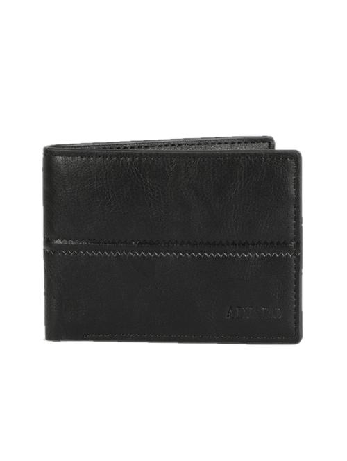 black leatherette wallet - 17429054 - Very Small Image - 1