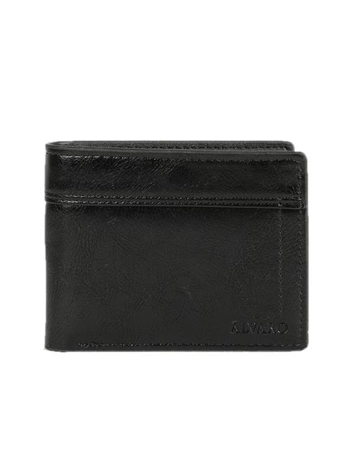 black leatherette wallet - 17429069 - Standard Image - 1