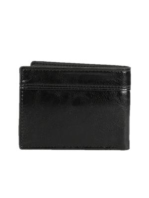 black leatherette wallet - 17429069 - Standard Image - 4
