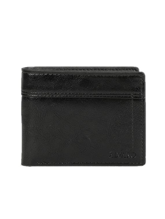 black leatherette wallet - 17429069 - Zoom Image - 1