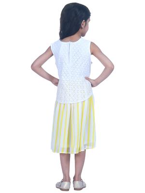 yellow polyester frock - 17429287 - Standard Image - 3