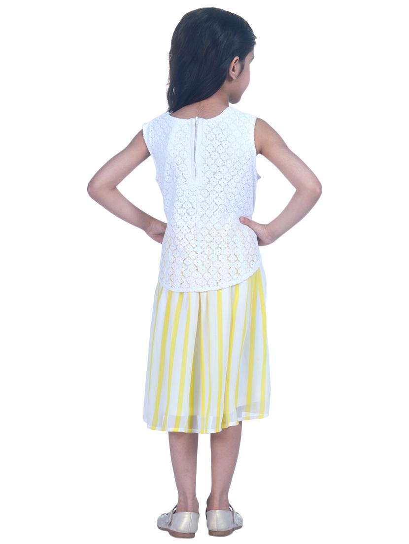 yellow polyester frock - 17429287 - Zoom Image - 3