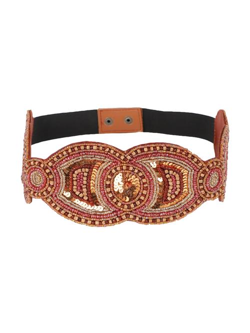 orange synthetic leather) belt - 17429305 - Standard Image - 1
