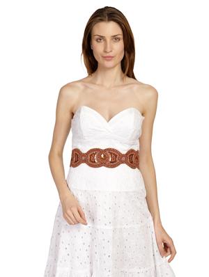 orange synthetic leather) belt - 17429305 - Standard Image - 3