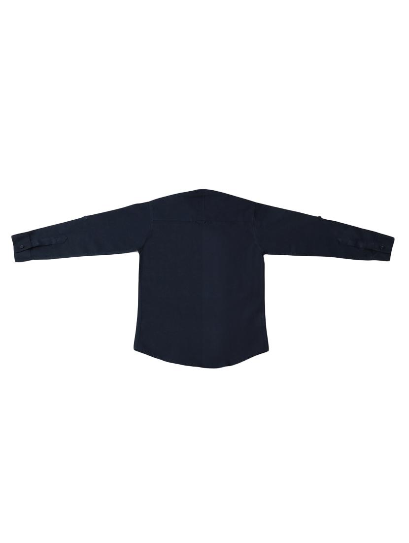 navy blue cotton shirt - 17429388 - Zoom Image - 2