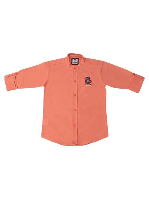 beige cotton shirt - 17429390 - Standard Image - 1