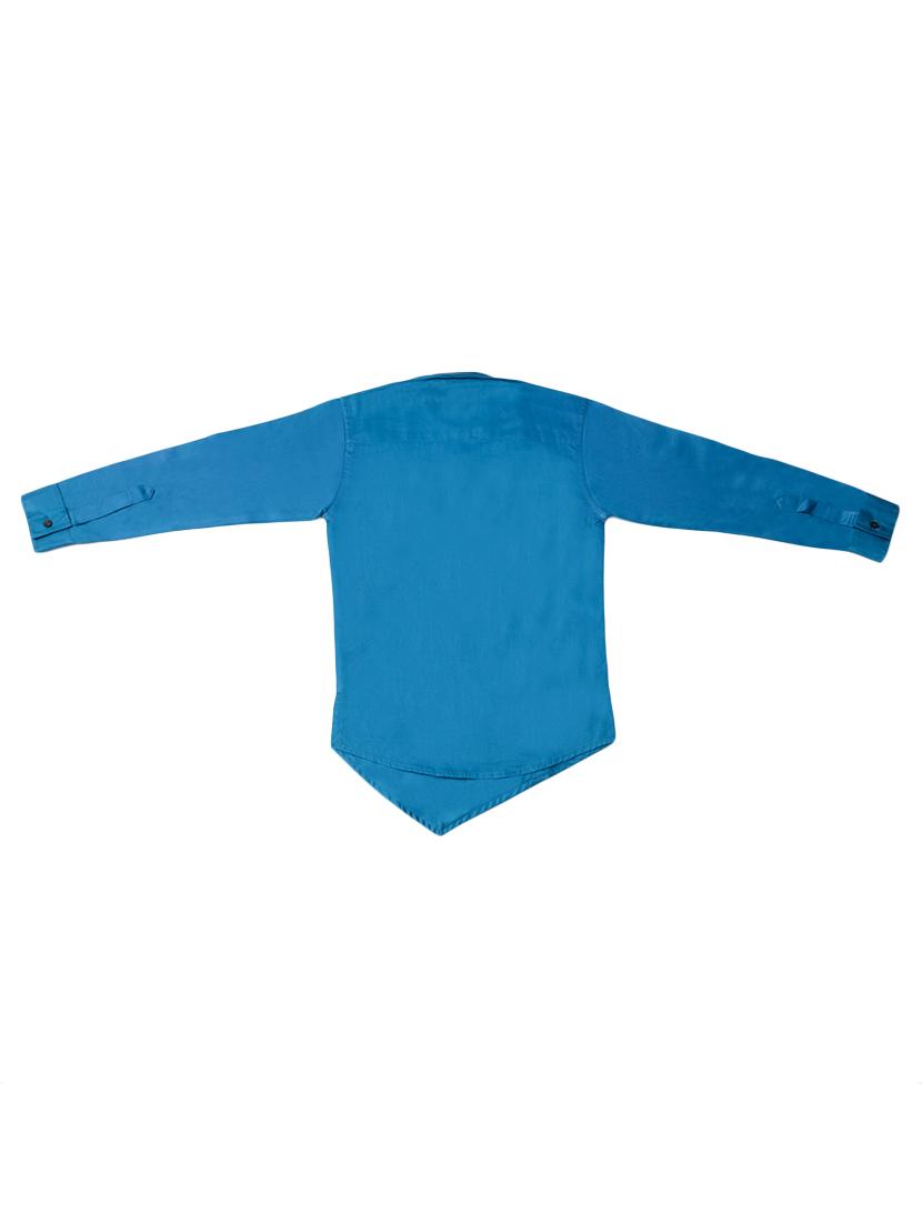 blue cotton shirt - 17429402 - Zoom Image - 2