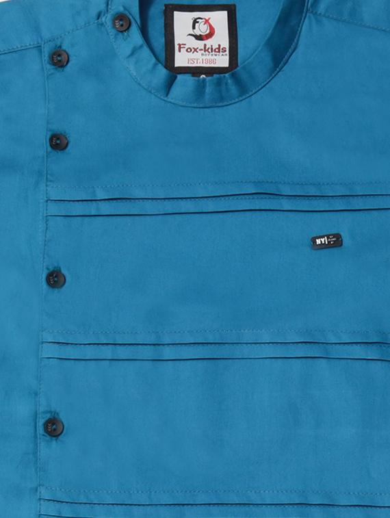 blue cotton shirt - 17429402 - Zoom Image - 3