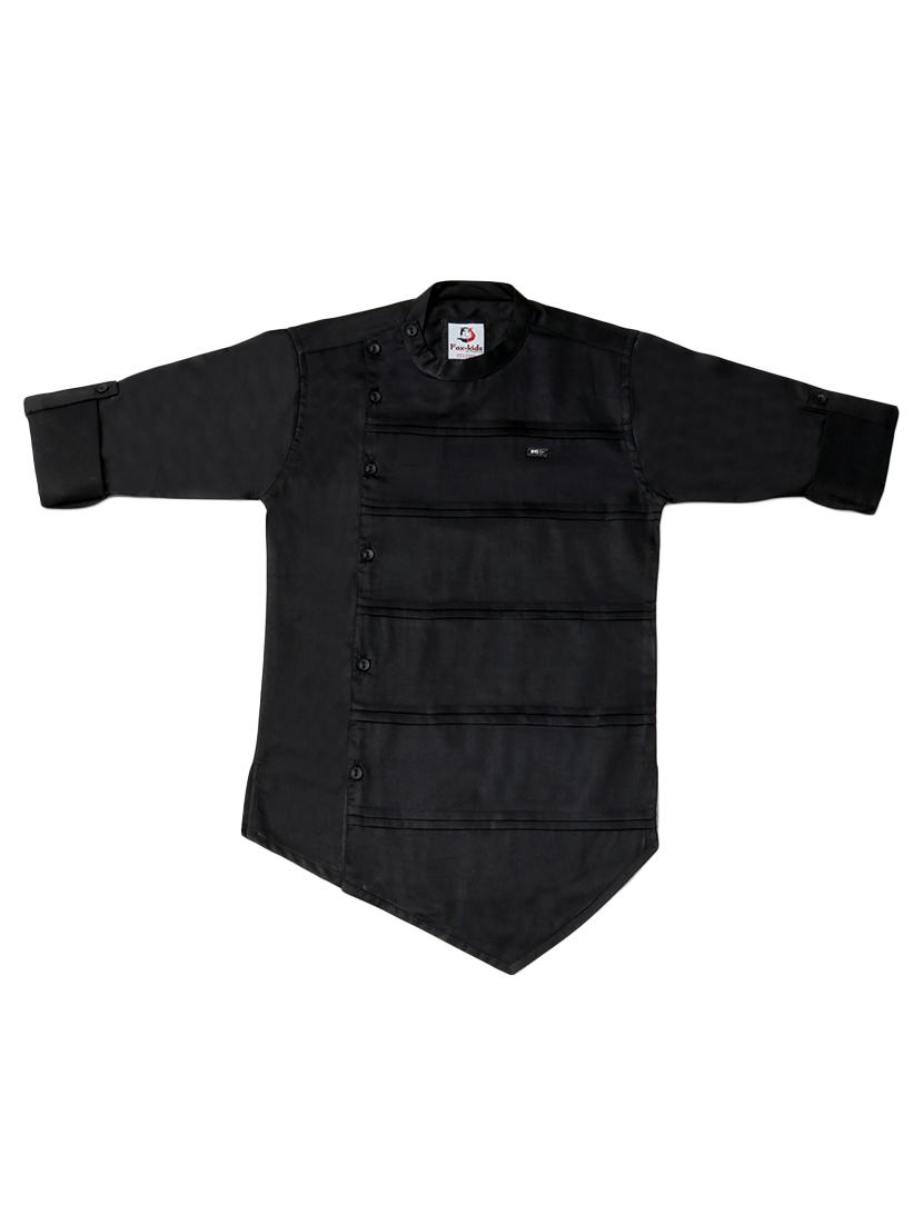 black cotton shirt - 17429403 - Zoom Image - 1