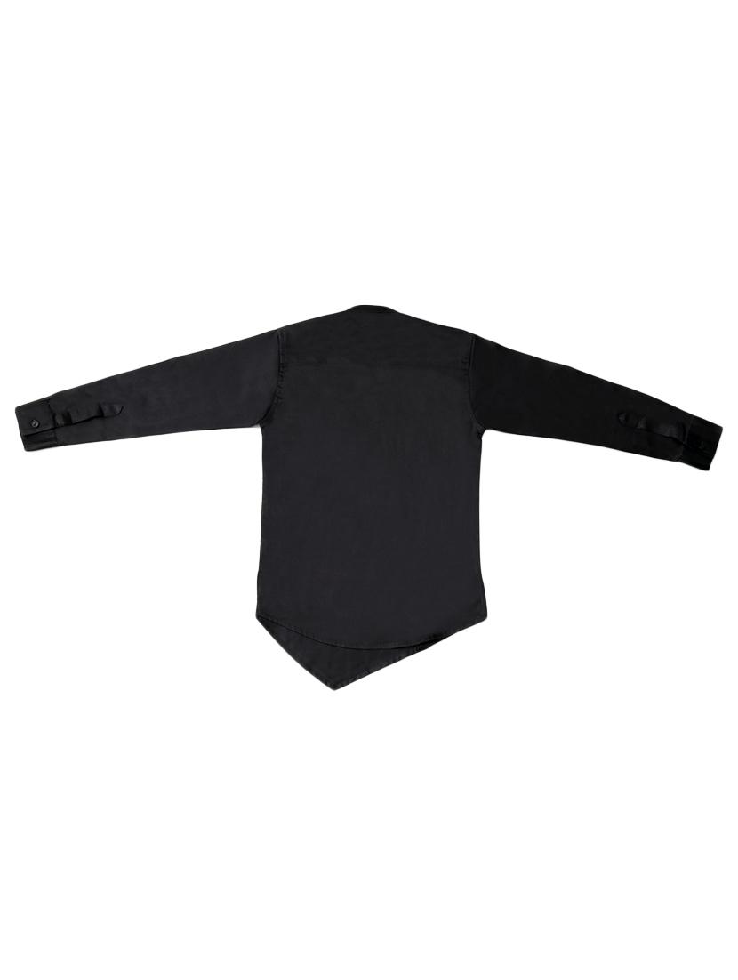 black cotton shirt - 17429403 - Zoom Image - 2