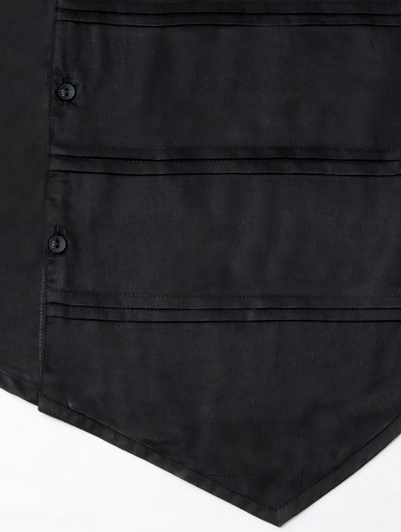 black cotton shirt - 17429403 - Zoom Image - 3