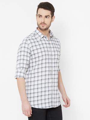 brown solid casual shirt - 17429756 - Standard Image - 3