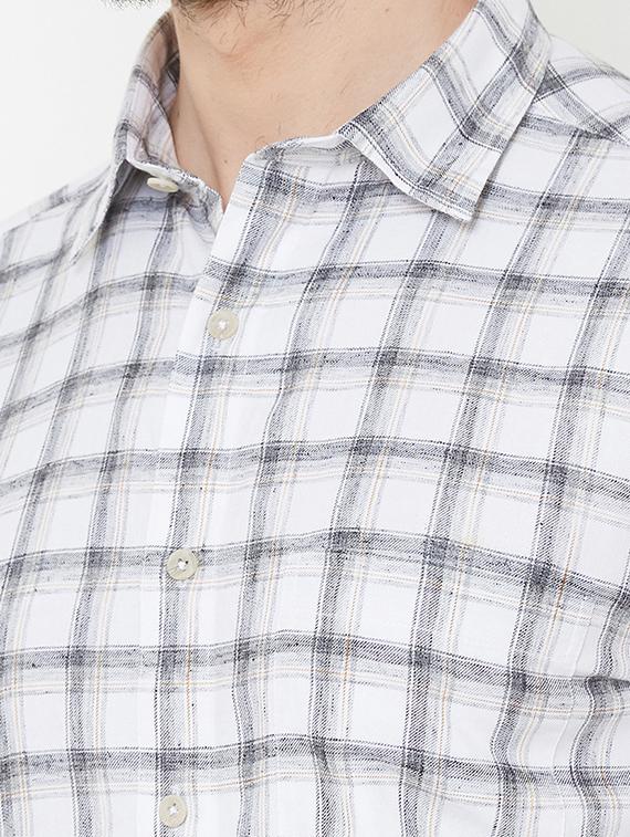 brown solid casual shirt - 17429756 - Zoom Image - 6