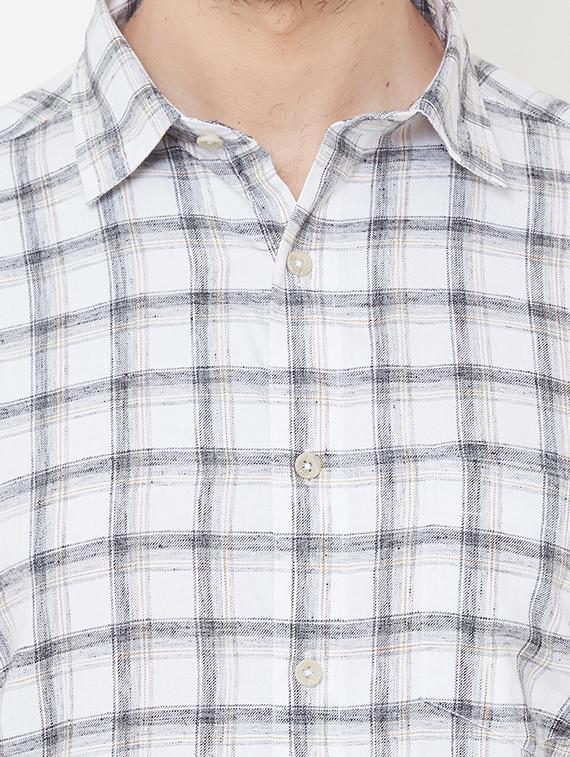 brown solid casual shirt - 17429756 - Zoom Image - 7