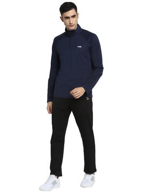 navy blue solid t-shirt - 17430164 - Standard Image - 4
