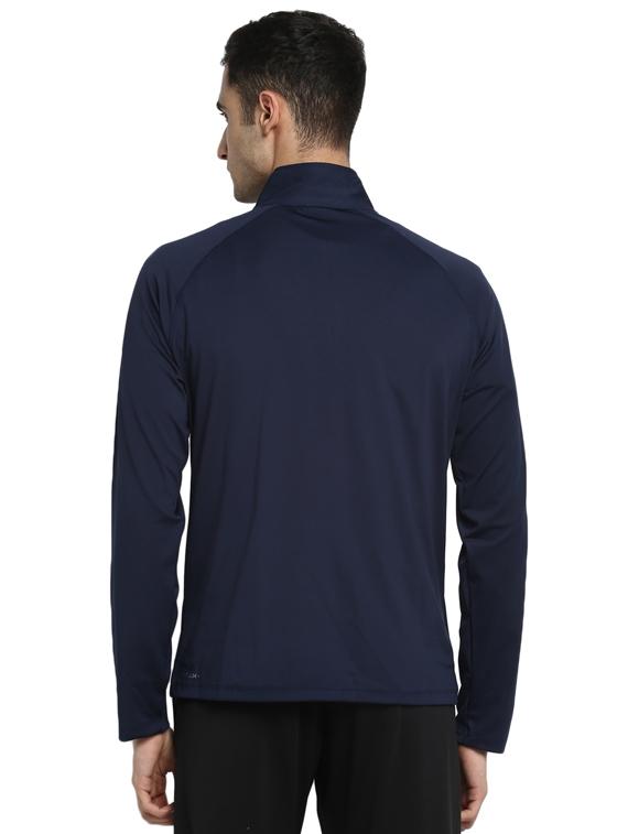 navy blue solid t-shirt - 17430164 - Zoom Image - 3