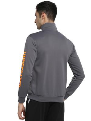 grey printed casual jacket - 17430168 - Standard Image - 3