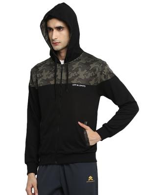 black printed cut & sew sweatshirt - 17430169 - Standard Image - 2