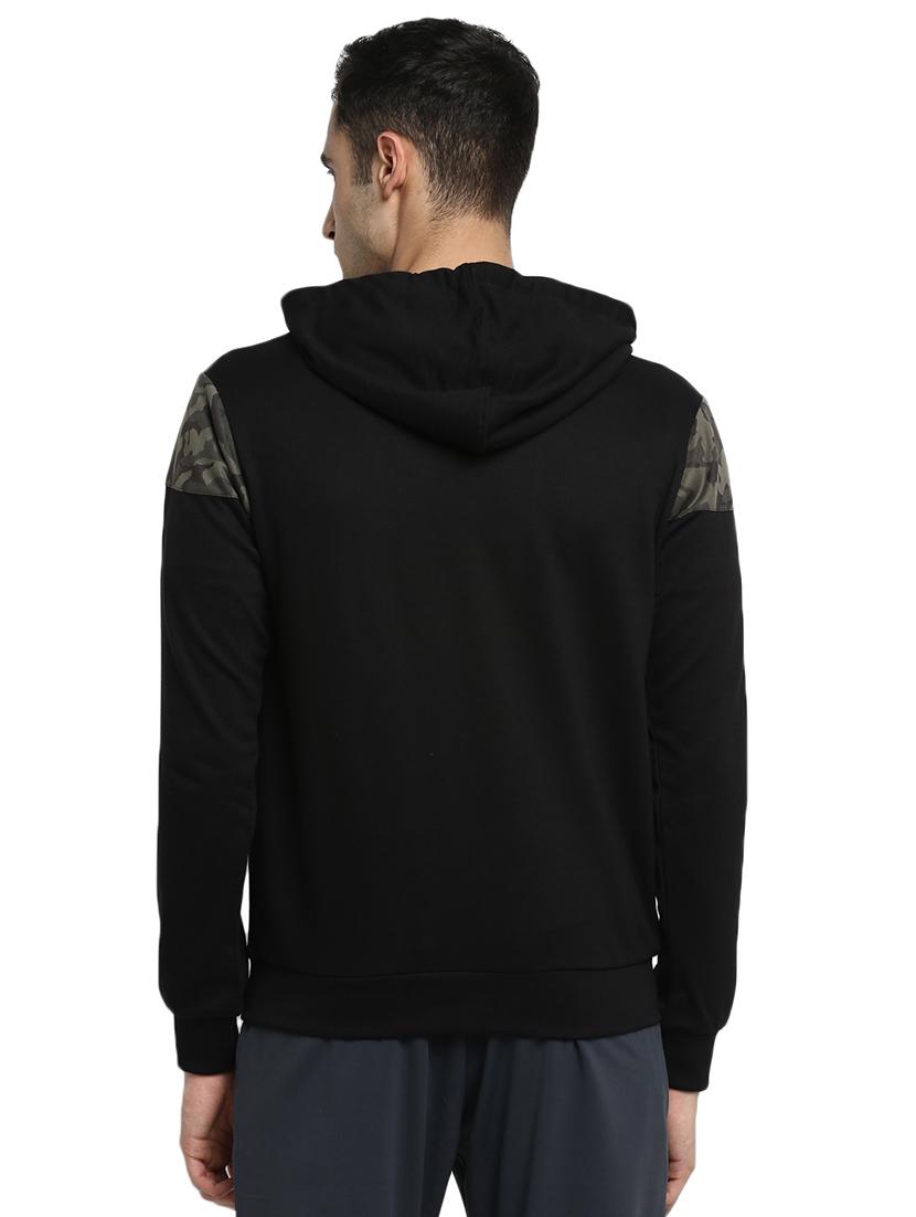 black printed cut & sew sweatshirt - 17430169 - Zoom Image - 3