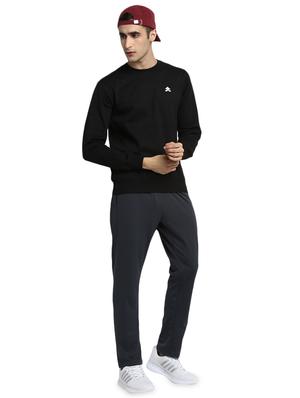 black solid sweatshirt - 17430170 - Standard Image - 2