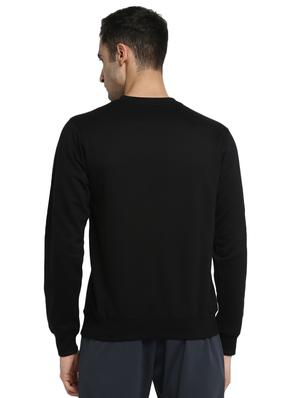 black solid sweatshirt - 17430170 - Standard Image - 3