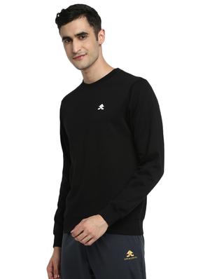 black solid sweatshirt - 17430170 - Standard Image - 4