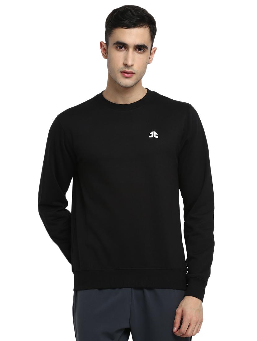 black solid sweatshirt - 17430170 - Zoom Image - 1