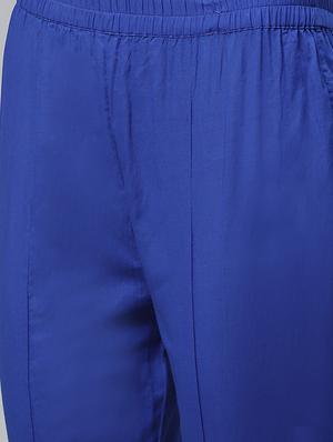 chikankari kurta pant set - 17430478 - Standard Image - 5