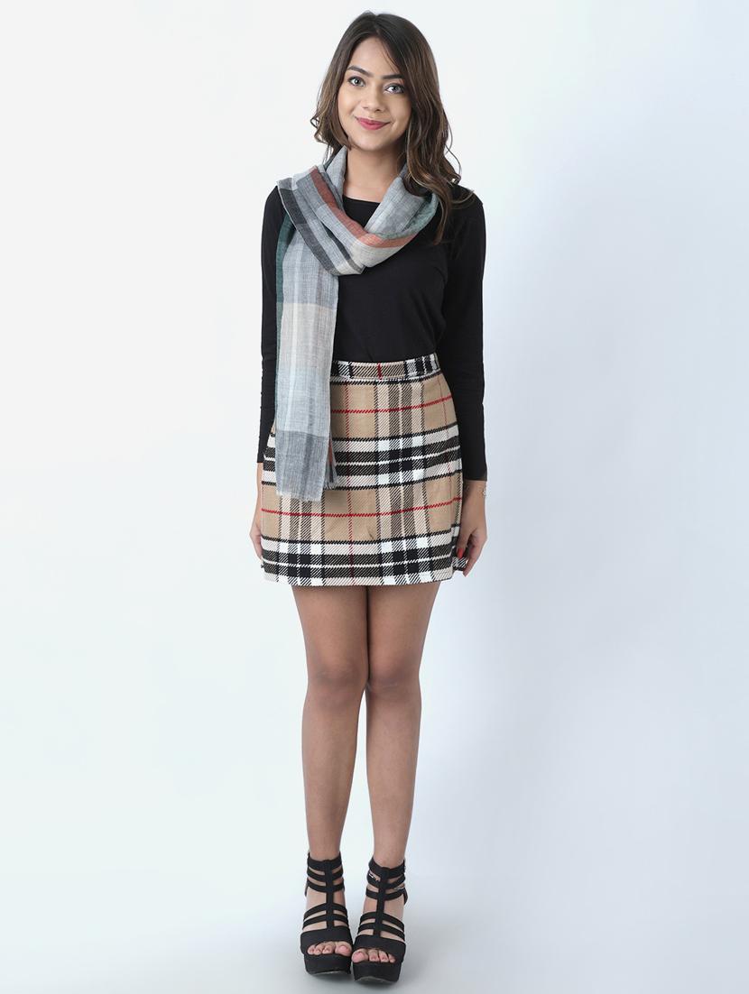 multi colored wool scarf - 17430885 - Zoom Image - 2