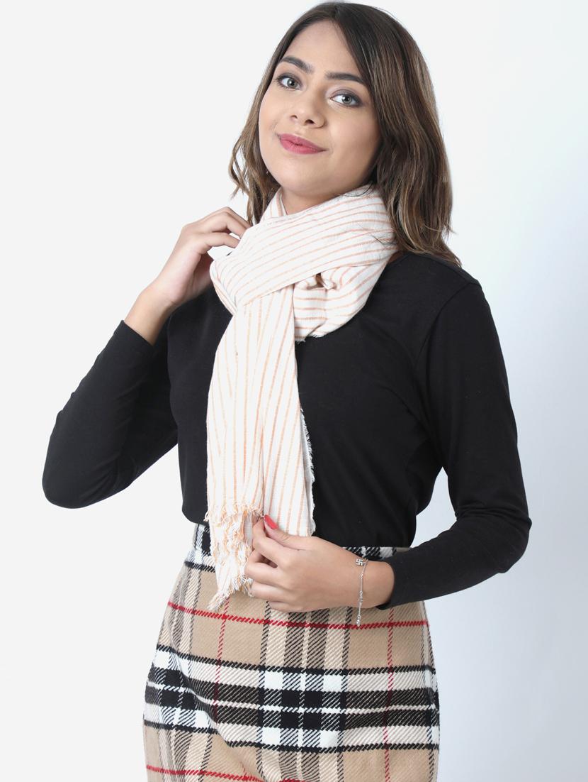 beige wool scarf - 17430890 - Zoom Image - 1