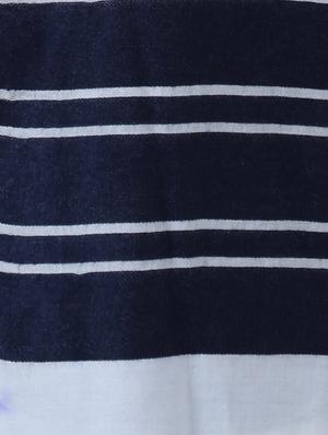 blue wool scarf - 17430891 - Standard Image - 4