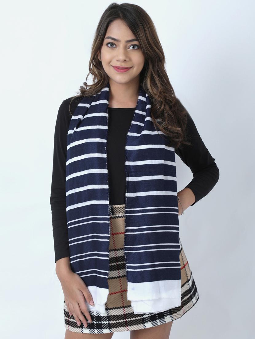 blue wool scarf - 17430891 - Zoom Image - 2