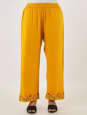 embroidered kurta palazzo set - 17431378 - Standard Image - 4