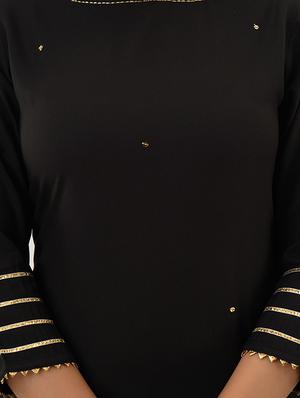 solid sequined kurta pant set - 17431384 - Standard Image - 5