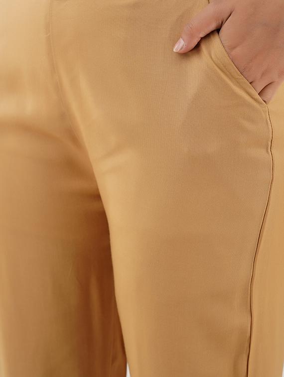 solid sequined kurta pant set - 17431384 - Zoom Image - 6