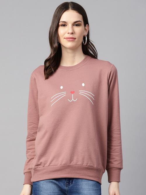 crew neck quirky sweatshirt - 17431574 - Standard Image - 1