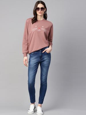 crew neck quirky sweatshirt - 17431574 - Standard Image - 4