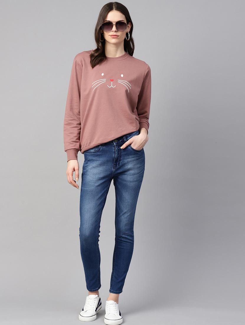 crew neck quirky sweatshirt - 17431574 - Zoom Image - 4